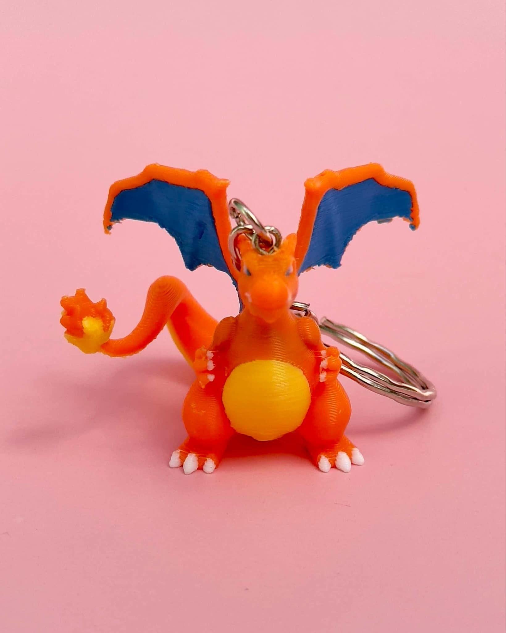 3D Printed Mini Keychain/Figure - Green A 3D