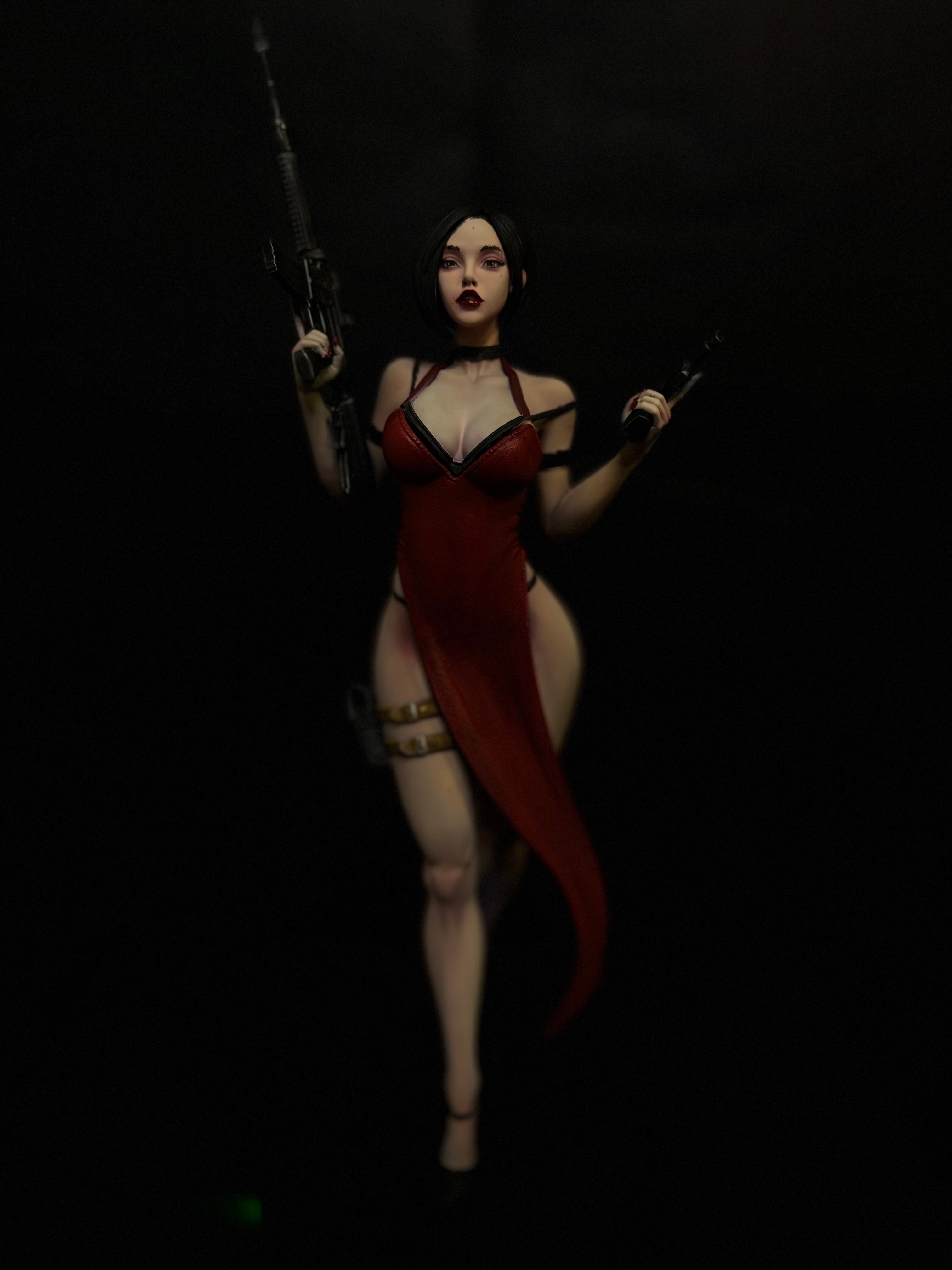 Ada Wong From Resident Evil (3D Resin Printed & Hand-Painted) - Green A 3D