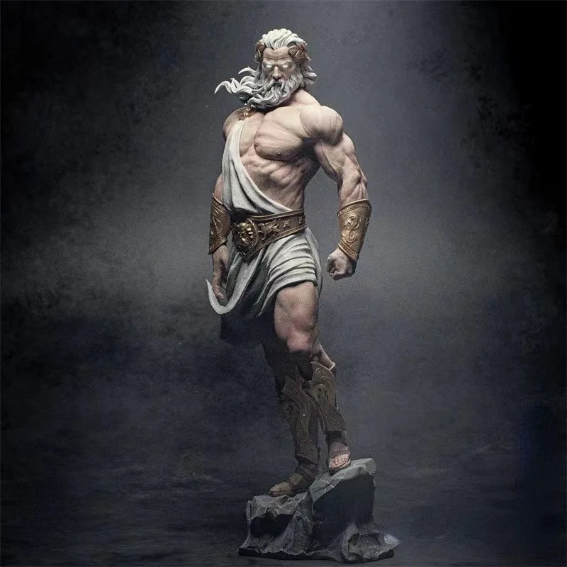 1/24 Scale King of Gods Zeus God Resin Figure Model Building Kit Fantasy Hobby Miniature Unassembled & Unpainted 3D printing