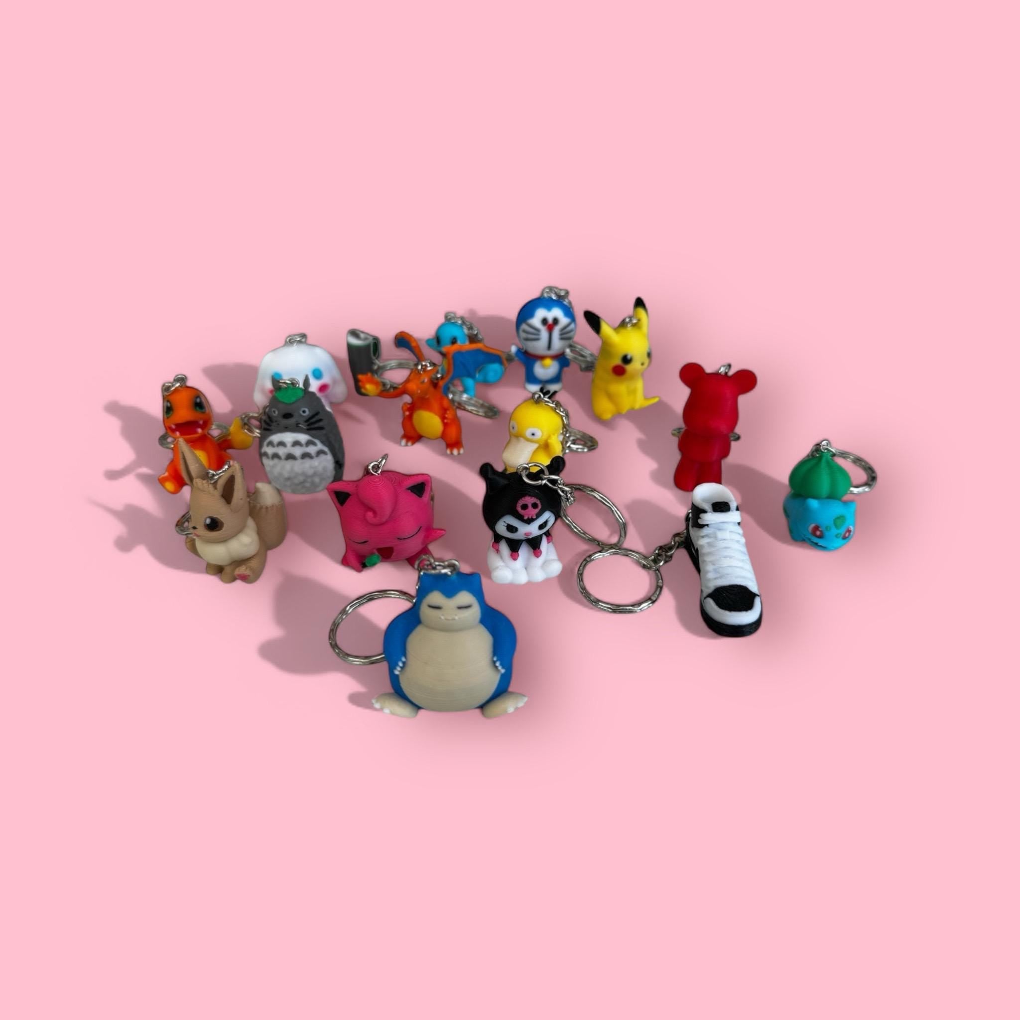 3D Printed Mini Keychain/Figure - Green A 3D