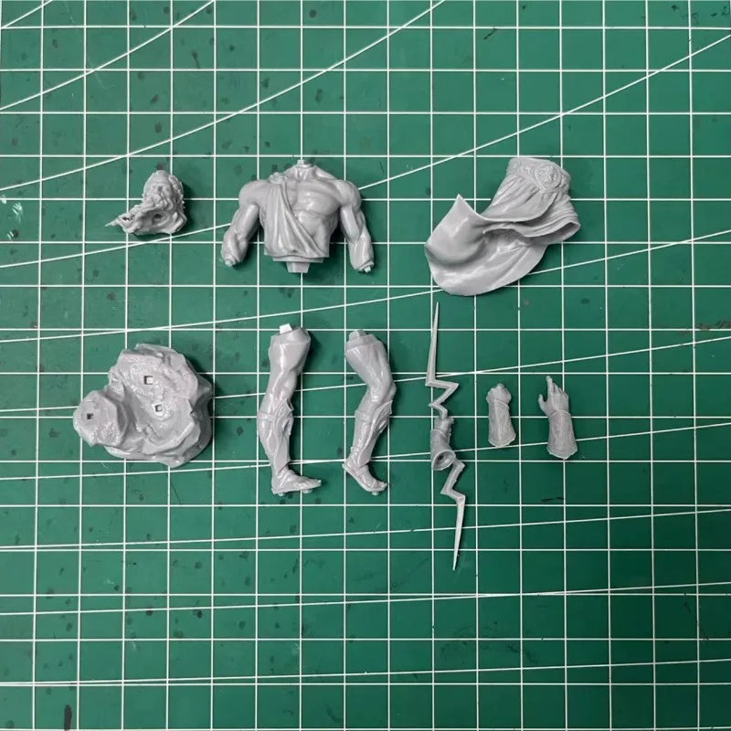 1/24 Scale King of Gods Zeus God Resin Figure Model Building Kit Fantasy Hobby Miniature Unassembled & Unpainted 3D printing