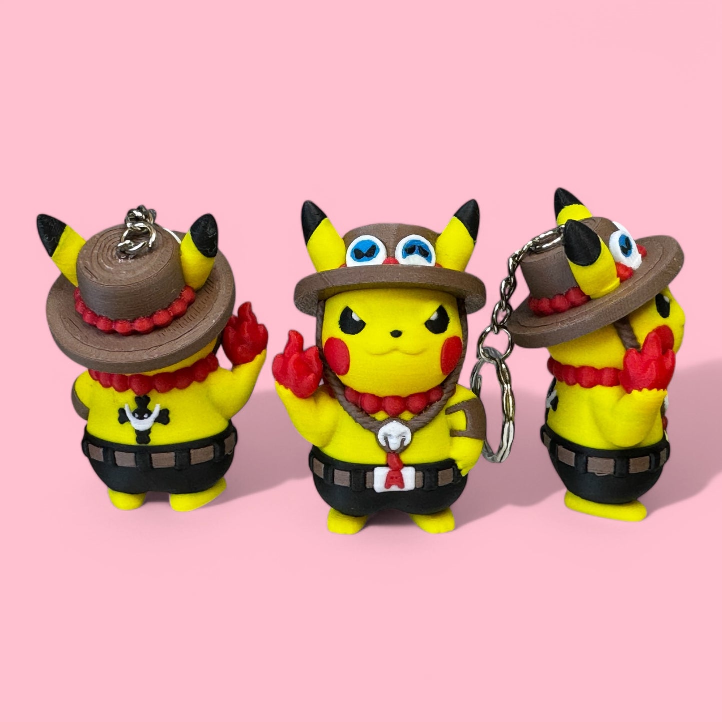 3D Printed Pokemon x One Piece Figures - Crossover Collection