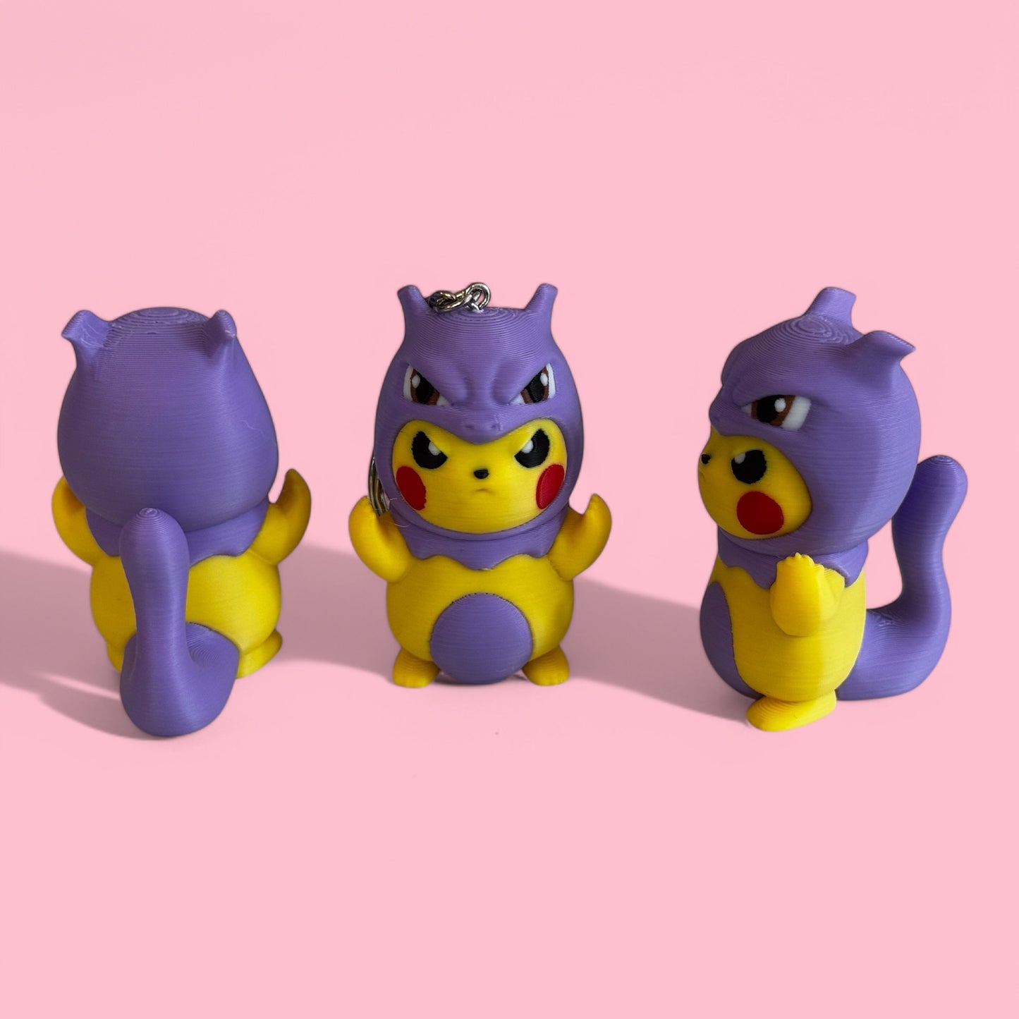 Pokemon Cosplay collection 3D printed Figure and keychains