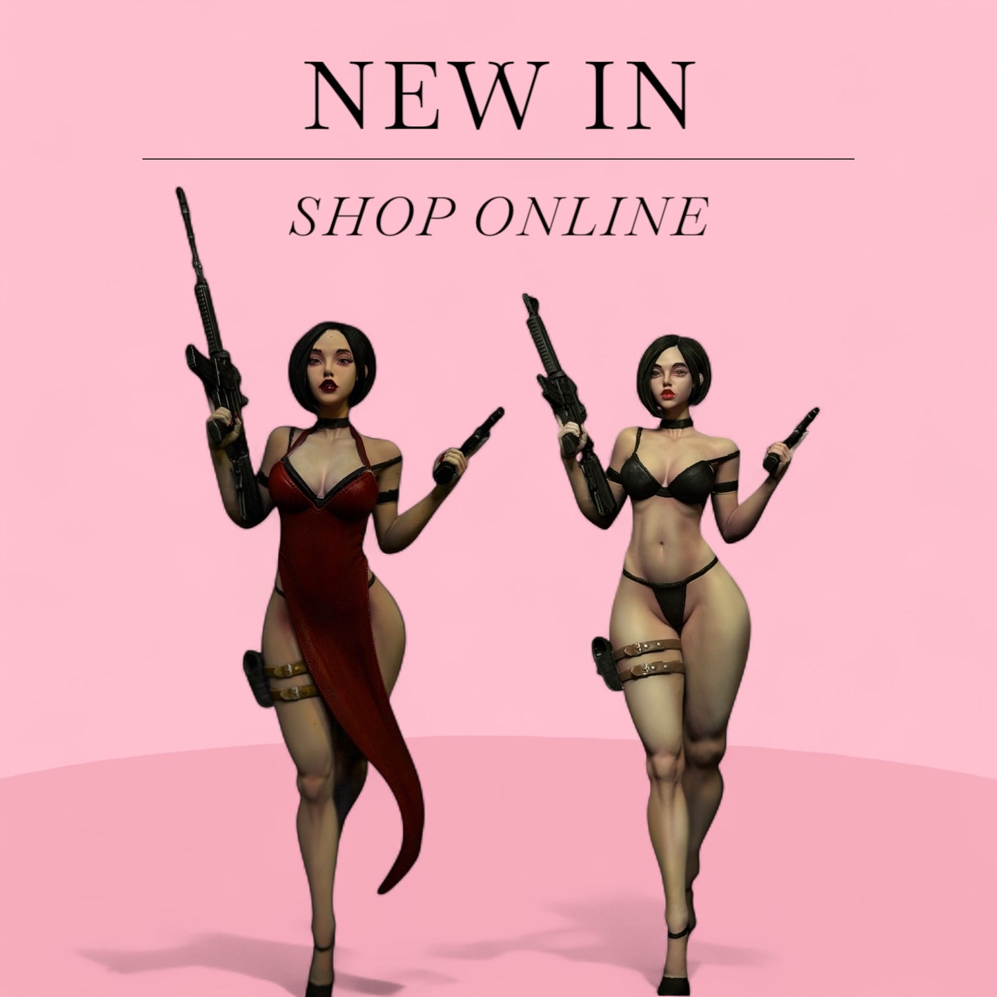 Ada Wong From Resident Evil (3D Resin Printed & Hand-Painted)