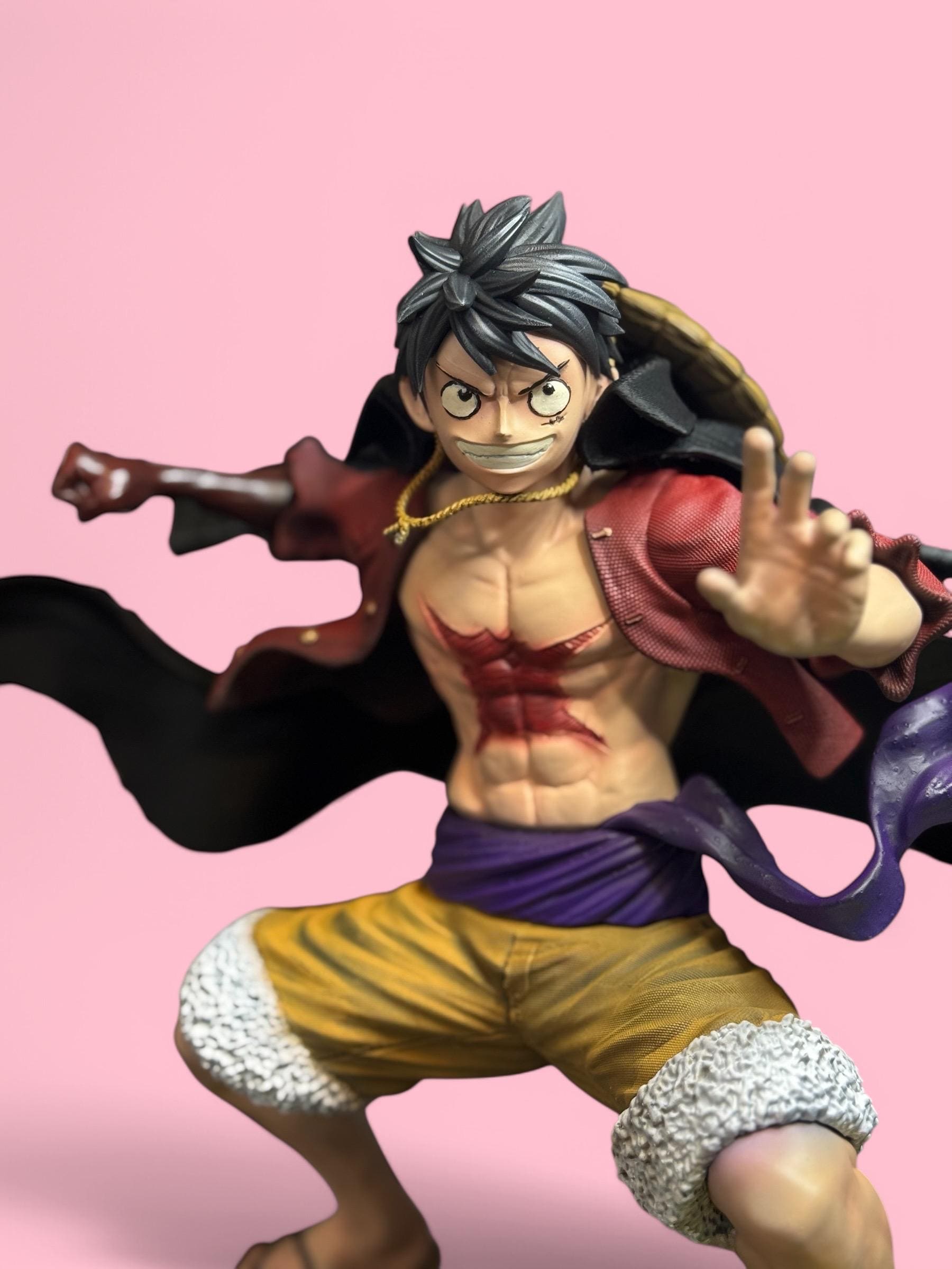 One Piece-Monkey.D Luffy Figure (3D Resin Printed & Hand-Painted) - Green A 3D