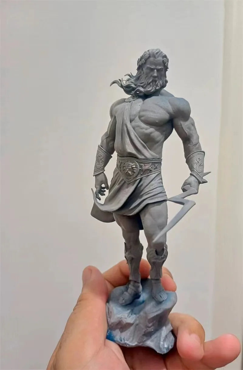 1/24 Scale King of Gods Zeus God Resin Figure Model Building Kit Fantasy Hobby Miniature Unassembled & Unpainted 3D printing