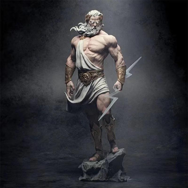 1/24 Scale King of Gods Zeus God Resin Figure Model Building Kit Fantasy Hobby Miniature Unassembled & Unpainted 3D printing