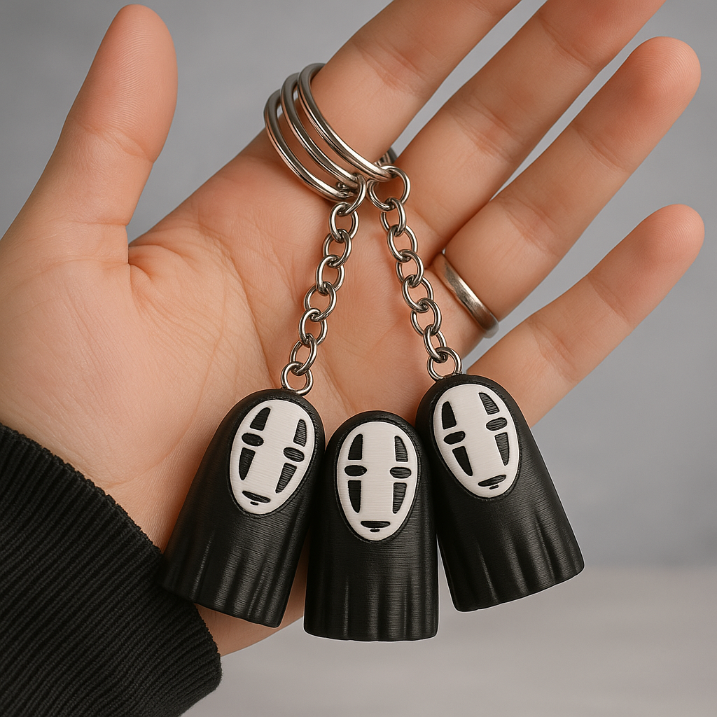 No-Face – 3D Printed Keychain