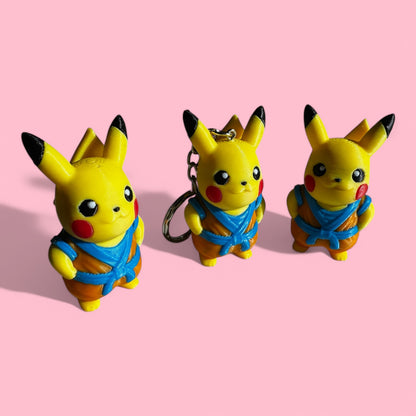 Pokemon Cosplay collection 3D printed Figure and keychains - Green A 3D