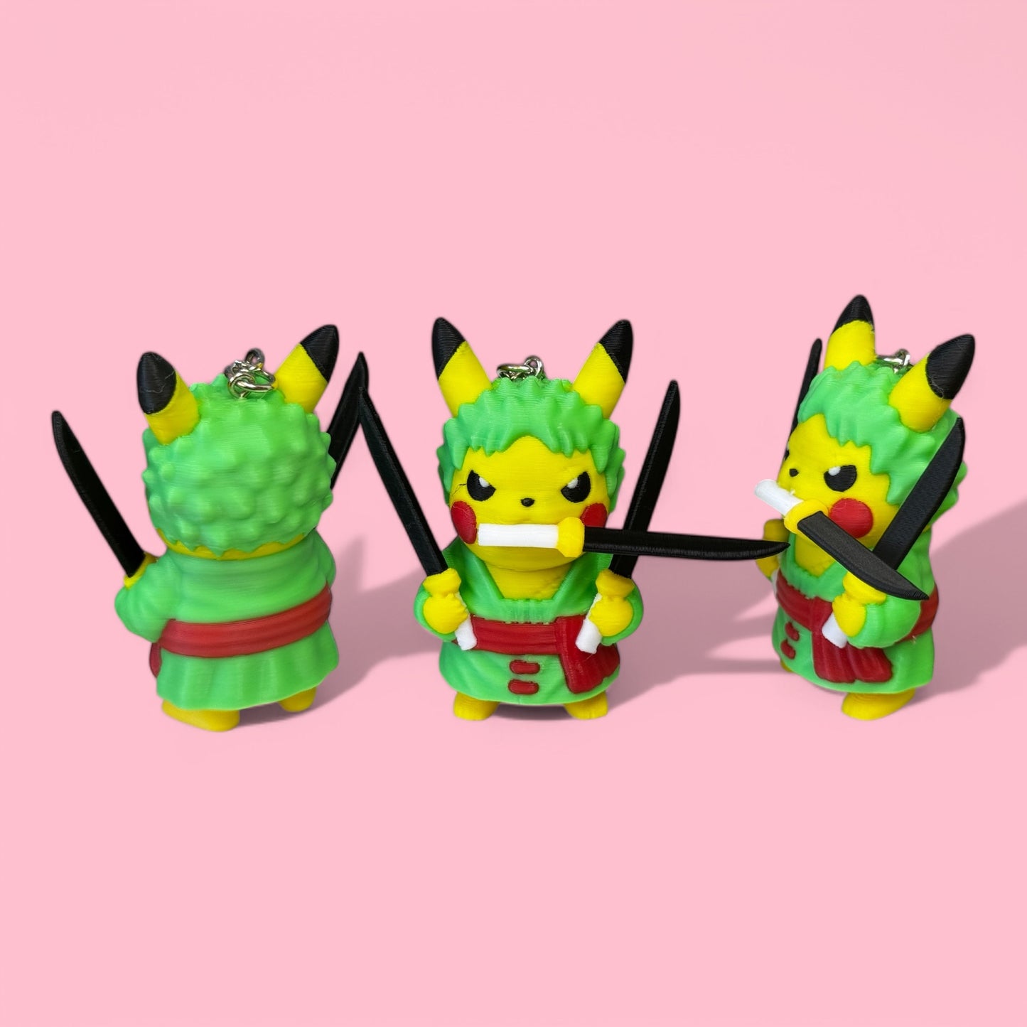 3D Printed Pokemon x One Piece Figures -  Crossover Collection