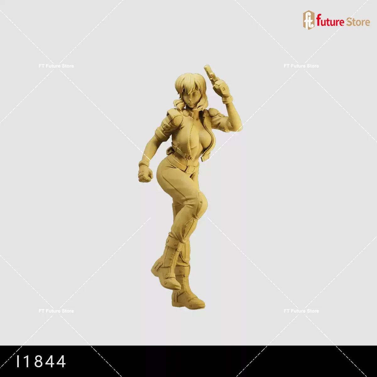 3D Print Miniature 1/64 1/43 1/35 Anime Beauty Lovely Girl Punk Figure Model Scene Mini Dolls Figurine Prop Crafts Decor Display
