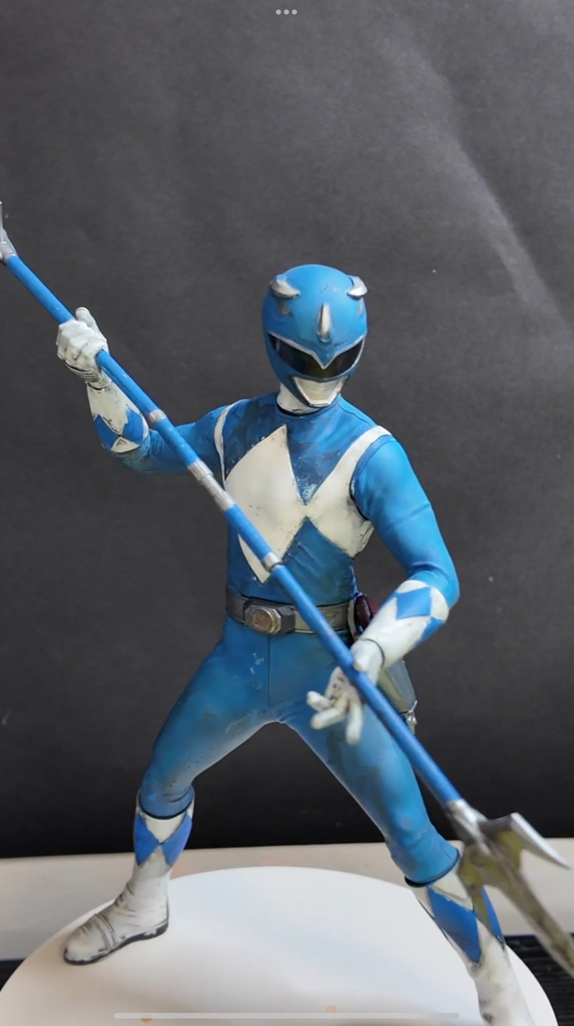 Mighty Morphin Power Ranger (3D Resin Printed & Hand-Painted) - Green A 3D