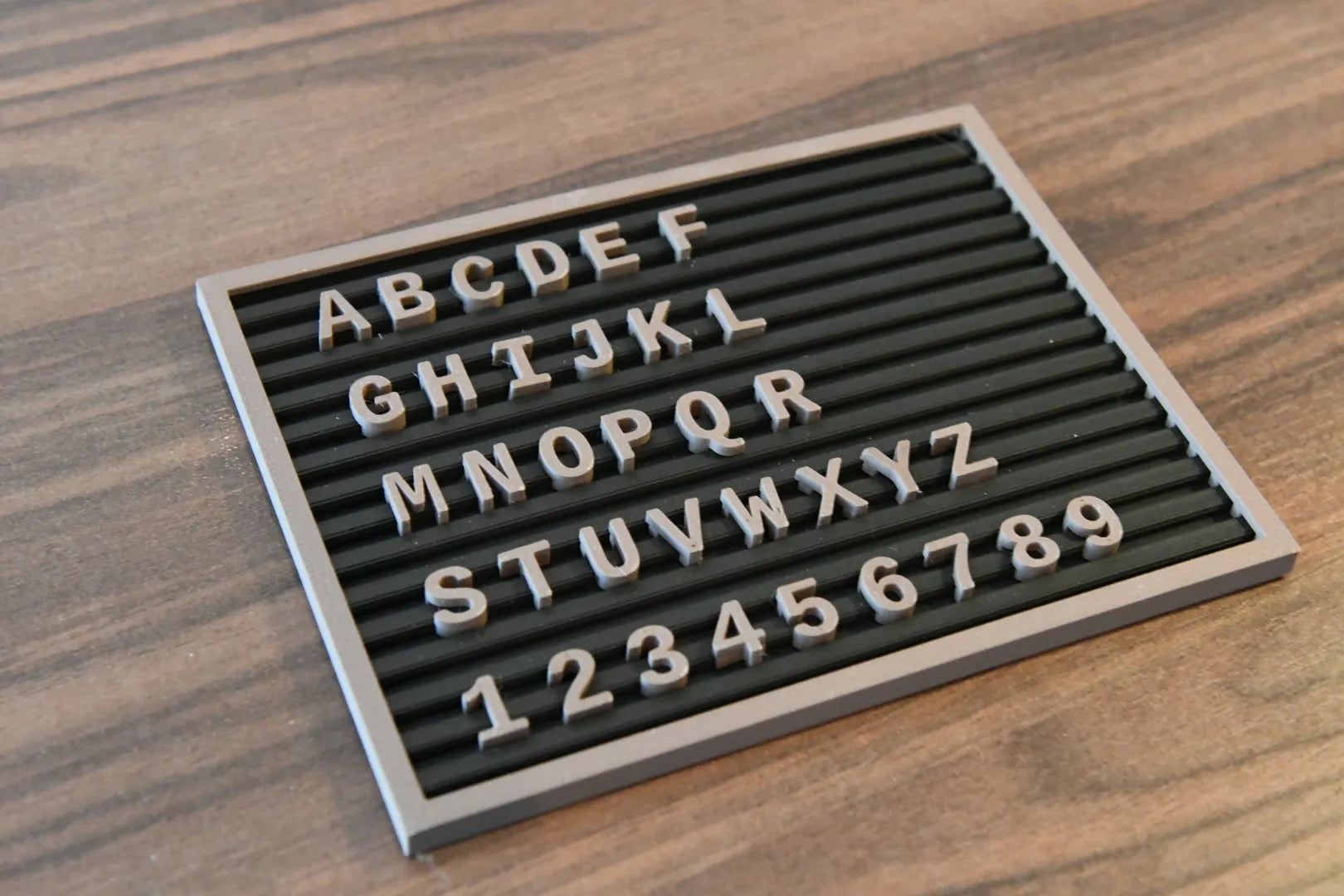 Custom Letter Board Deco  Message Board With Letter And Number - Green A 3D