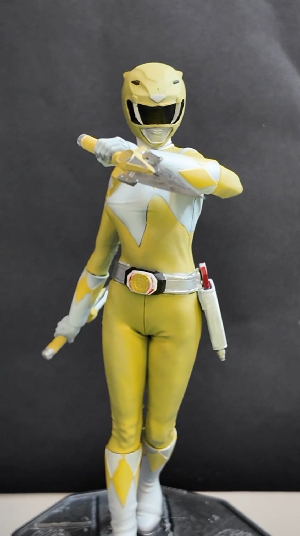 Mighty Morphin Power Ranger (3D Resin Printed & Hand-Painted) - Green A 3D