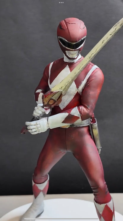Mighty Morphin Power Ranger (3D Resin Printed & Hand-Painted) - Green A 3D
