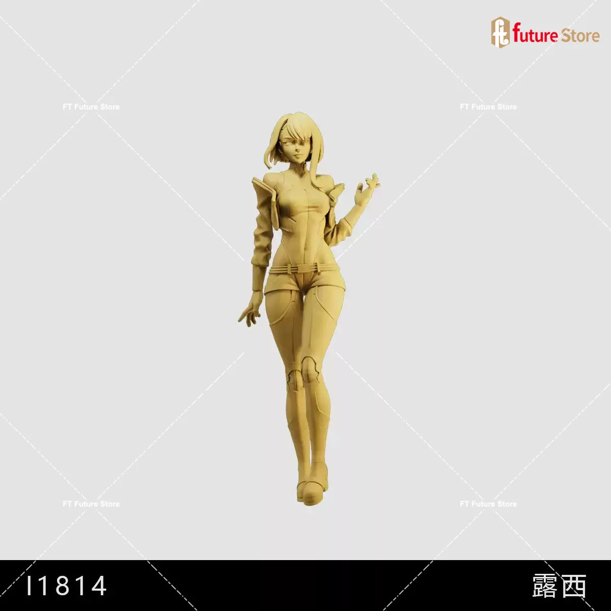 3D Print Miniature 1/64 1/43 1/35 Anime Beauty Lovely Girl Punk Figure Model Scene Mini Dolls Figurine Prop Crafts Decor Display