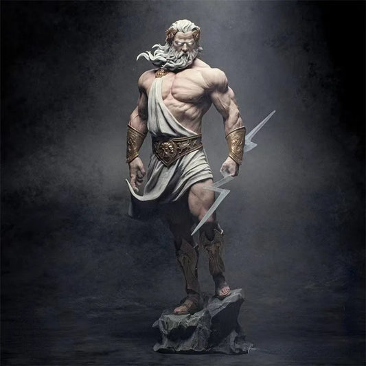 1/24 Scale King of Gods Zeus God Resin Figure Model Building  Kit Fantasy Hobby Miniature Unassembled & Unpainted 3D printing
