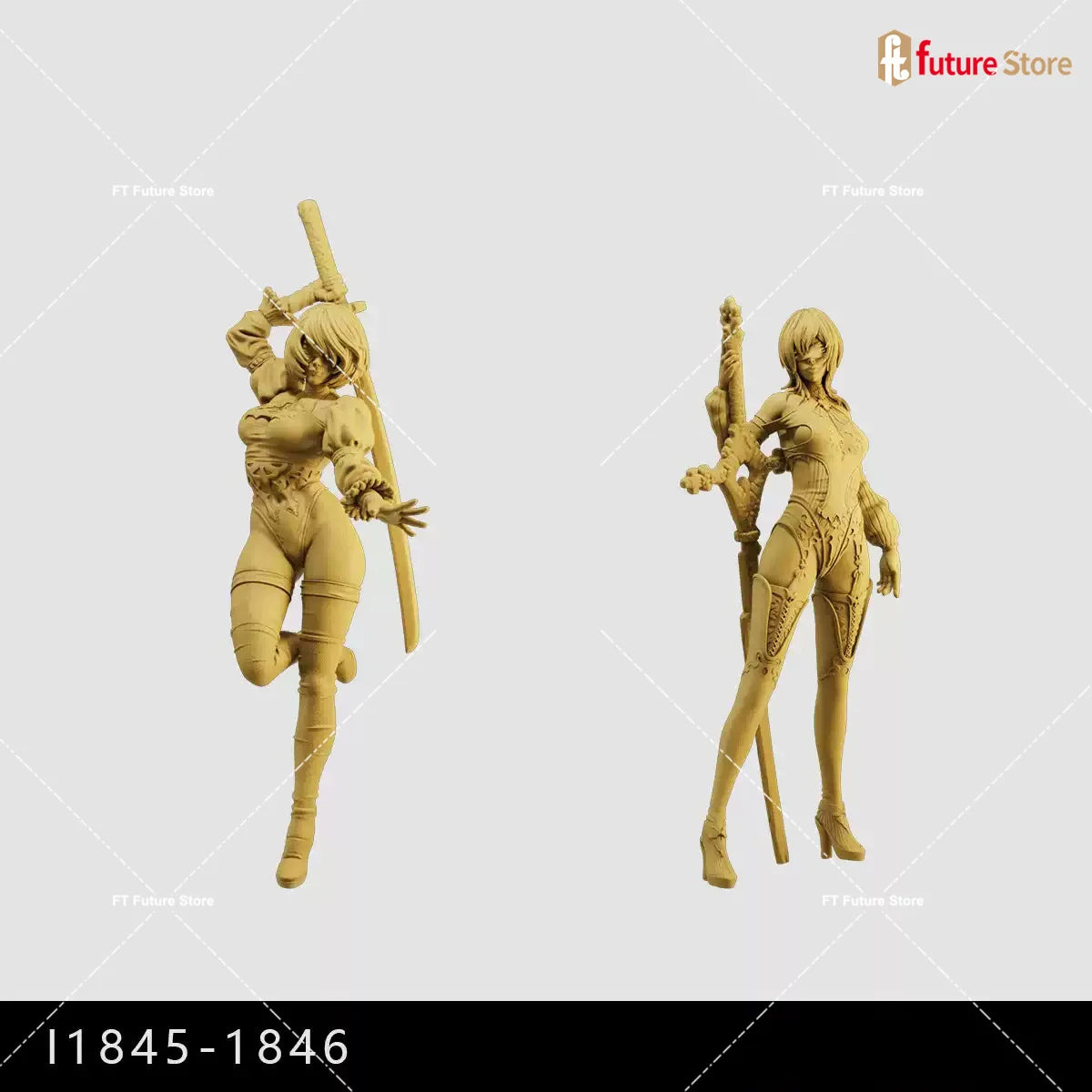 3D Print Miniature 1/64 1/43 1/35 Anime Beauty Lovely Girl Punk Figure Model Scene Mini Dolls Figurine Prop Crafts Decor Display