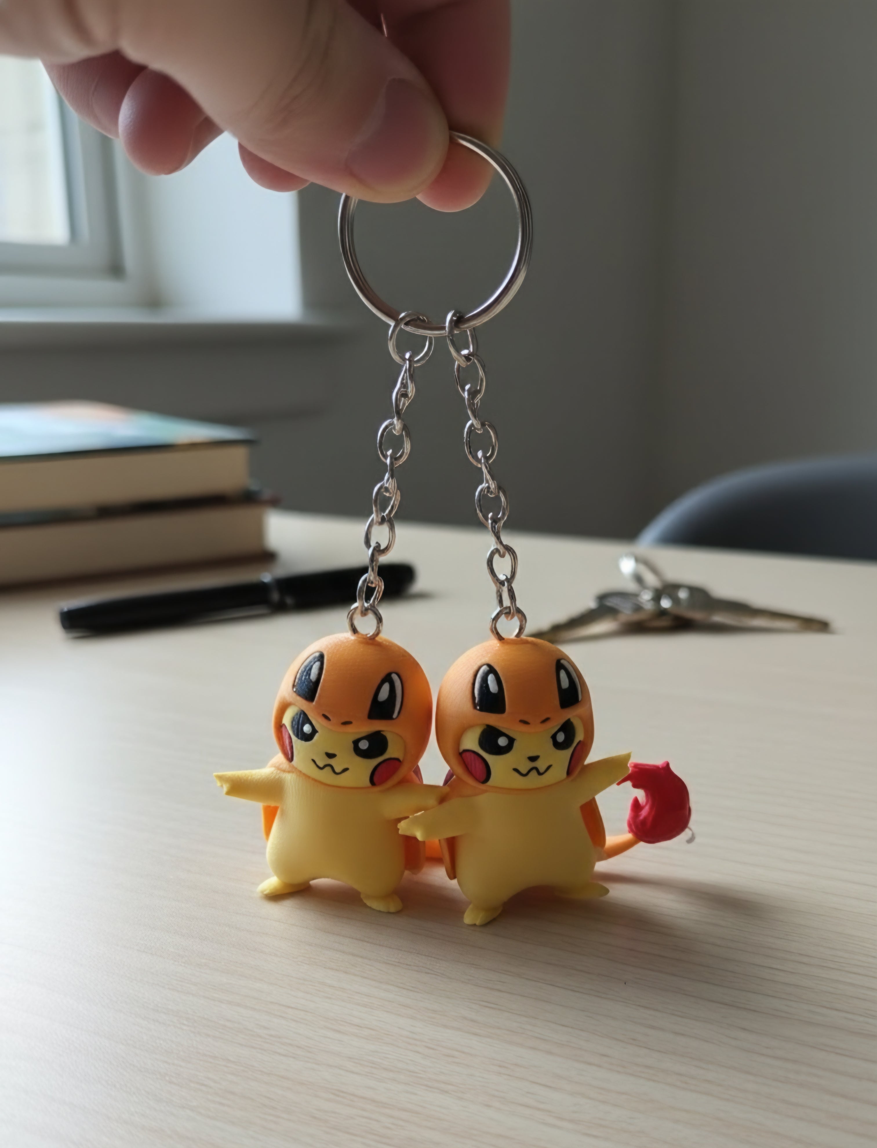 Pokemon Cosplay collection 3D printed Figure and keychains