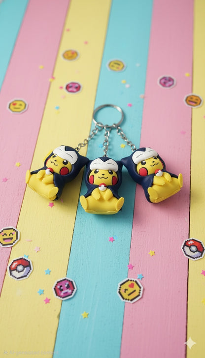 Pokemon Cosplay collection 3D printed Figure and keychains