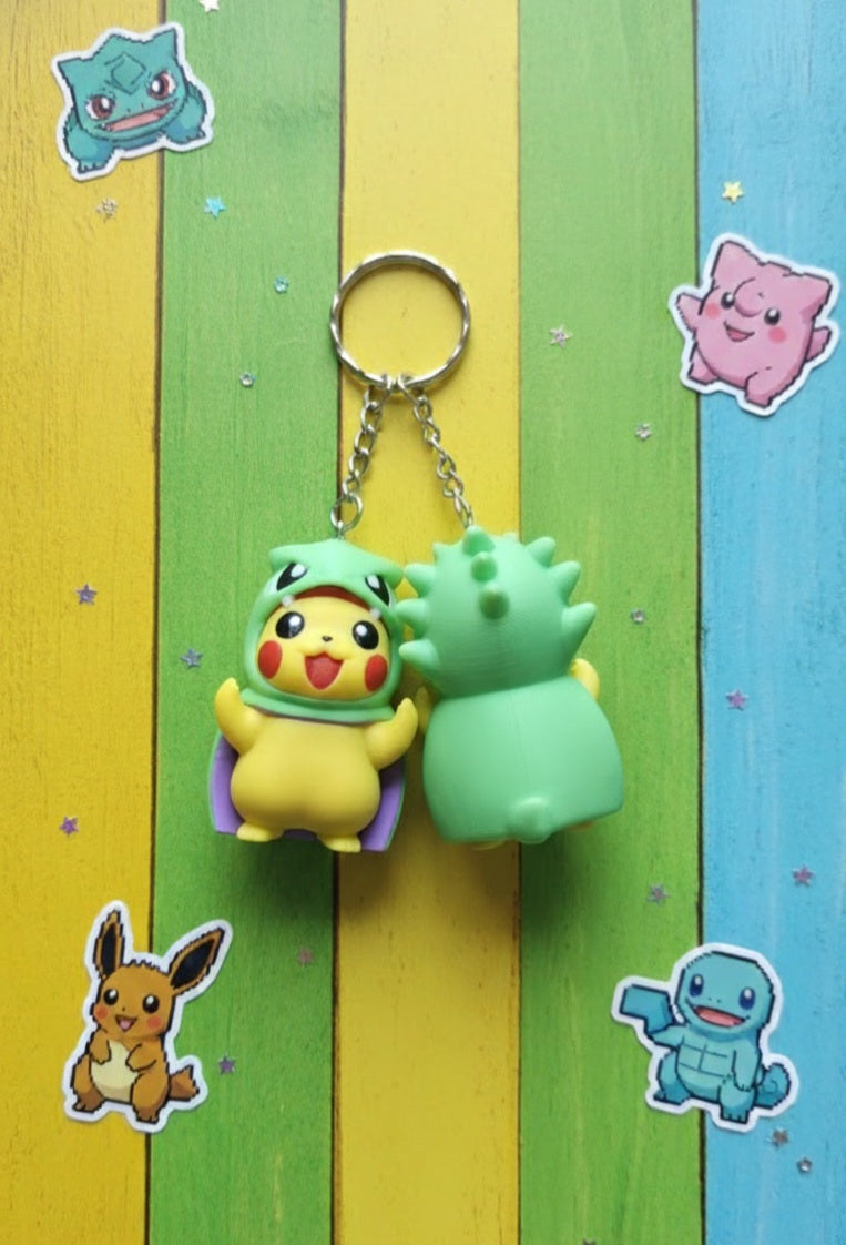 Pokemon Cosplay collection 3D printed Figure and keychains