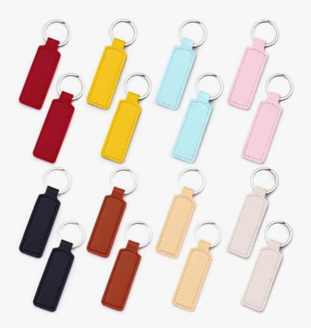 Wood & Leatherette keychains