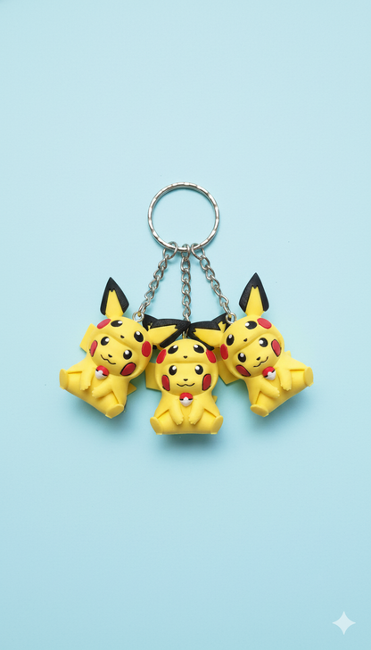 Pokemon Cosplay collection 3D printed Figure and keychains