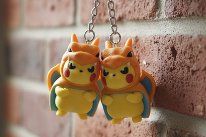 Pokemon Cosplay collection 3D printed Figure and keychains